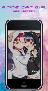 Anime Cat Girl Lock Screen