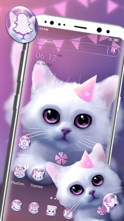 Cute Kitty Launcher Themes - 3.0.1 - (Android)