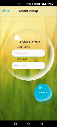 Android application Smart Pump screenshort