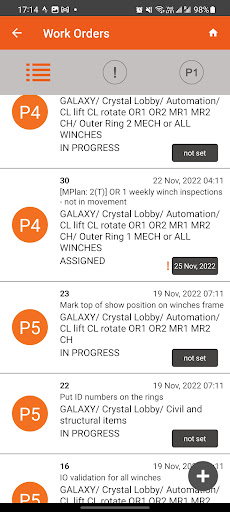 comma CMMS technicians app V2 Screen 2