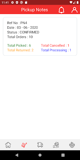 Android application For Delivery Driver screenshort