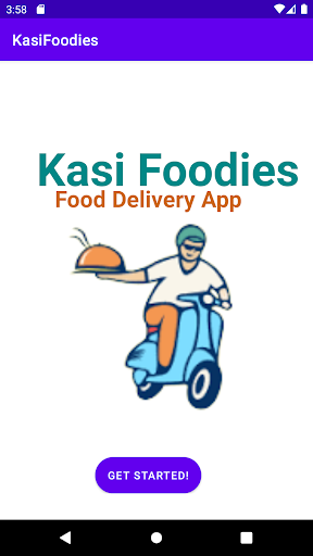 Android application KasiFoodies screenshort