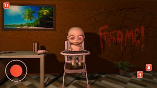 Pink Baby in Horror House Game - Screenshot 2