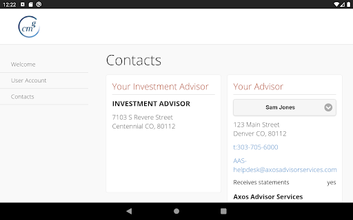 CMG Capital Management Group Screen 2