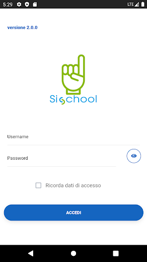 Android application SiSchool screenshort