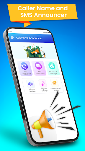 Android application Caller Name - SMS Announcer screenshort