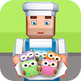 Owl Cookies Cooking Chef Sim icon
