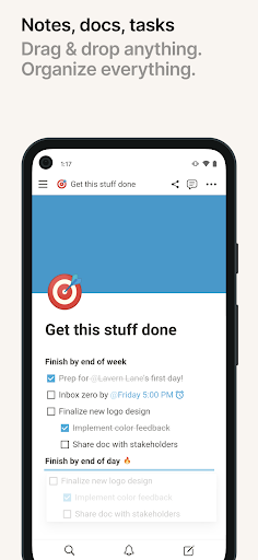 Notion - notes docs tasks