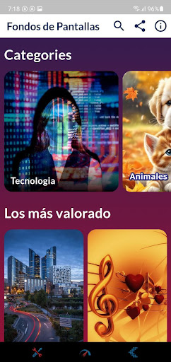 Android application Fondos de Pantallas HD 2024 screenshort