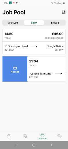CabTime Driver Screen 3