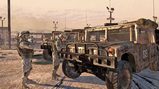 Army Games: Military Car Shoot