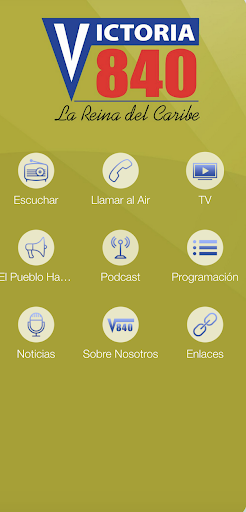 Android application Victoria 840 screenshort