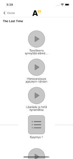 Aalto Mobile Learning Screen 2