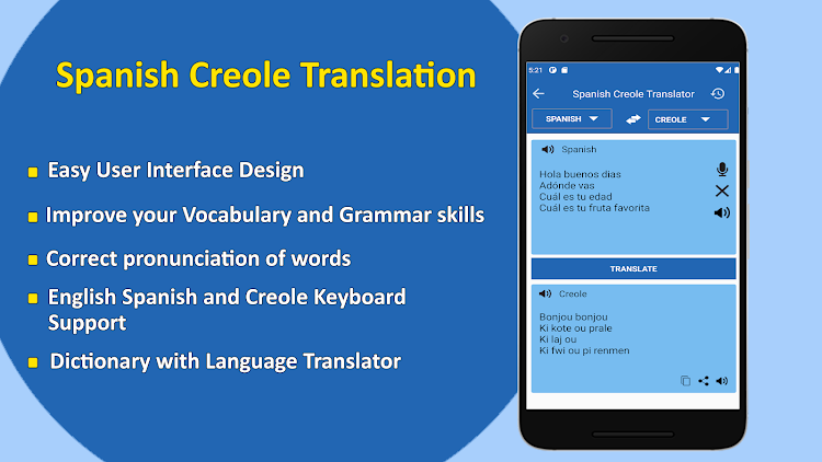 Traduction Creole Espagnol - 3.2.14 - (Android)