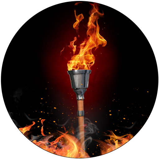 Fire Light Torch logo