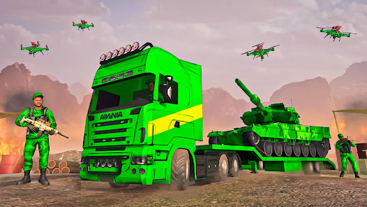 Army Vehicles Transport 3D 1.0 APK + Мод (Unlimited money) за Android