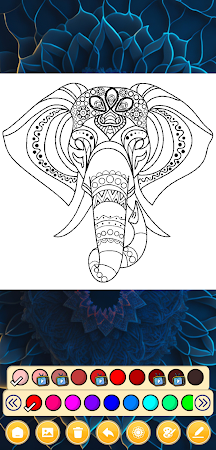 Game screenshot Mandala Coloring Book Art Lake mod apk