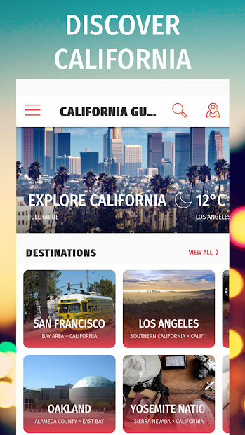 Captura de Pantalla 2 ✈ California Travel Guide Offline android