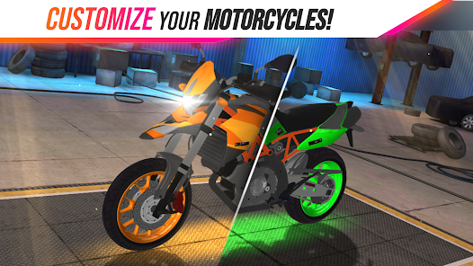 Motorcycle Real Simulator APK MOD (Unlimited Money) v3.1.18 poster-5