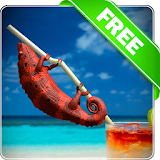 Beach chameleon lwp Free icon
