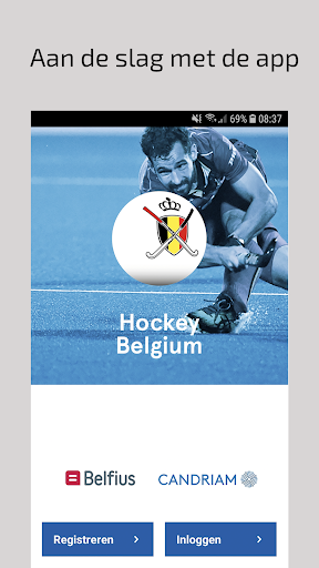 Android application Hockey Belgium screenshort