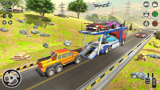 Car Carrier Truck Cargo Sim 3d 1.5 APK screenshots 4