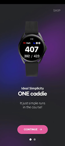 Android application ONE caddie:GOLFBUDDY Golf GPS screenshort