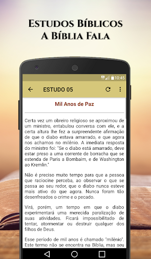 Android application Estudos Bíblicos A Bíblia Fala screenshort