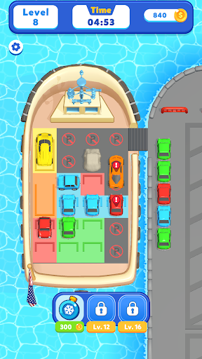 Android application Parking Queue screenshort