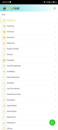 TopFirst - Student app Screen 3