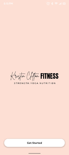 Android application Kristin Clifton Fitness screenshort
