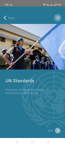 UN PSEA training Screen 3