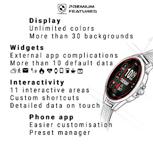 Swift Watch Face & Clock Widget Varies with device APK screenshots 10