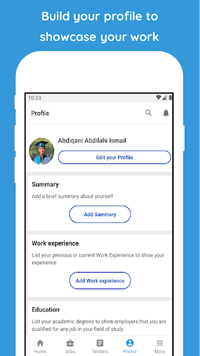 Somali Jobs Screen 3