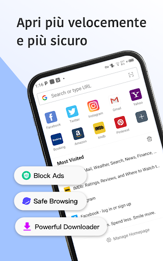 Anteprima dell'app