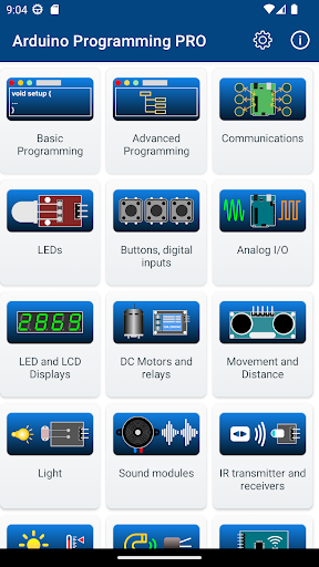 Android application Arduino Programming Pro screenshort