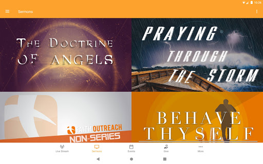 Screenshot of Faith Outreach Center Intl.
