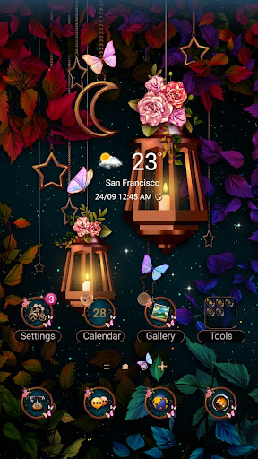 Android application Hanging Lantern - Wallpaper screenshort