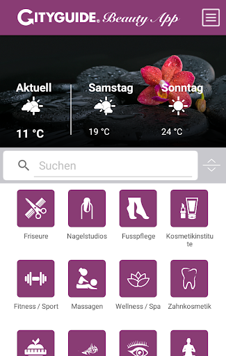 Android application Beauty-App Schweiz screenshort