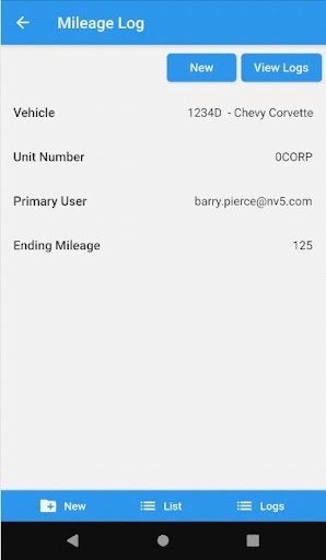 NV5 Mileage Log Screenshot 3 - AppWisp.com