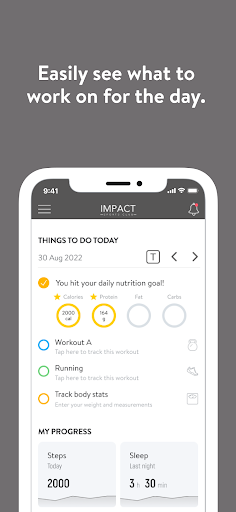 Screenshot of Impact Sports Club