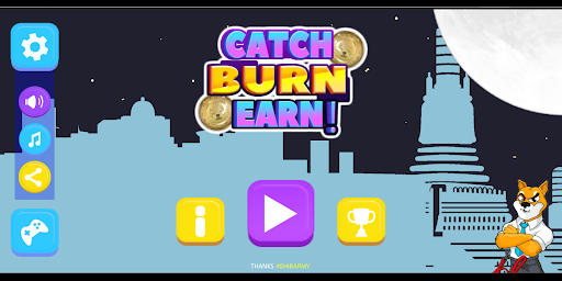 Android application Catch Burn Earn - Shiba Inu screenshort