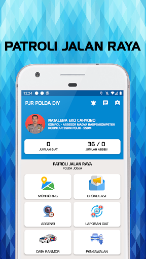 Android application PJR POLDA JOGJA screenshort