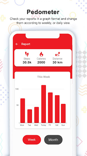 Pedometer-Step Counter Tracker Screen 3