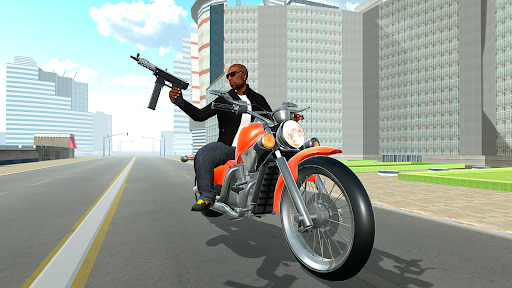 Gangster Crime Bike Driving 3D Screen 3
