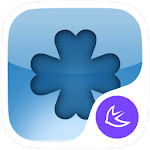 Cover Image of Download Blue Mood-APUS Launcher theme  APK