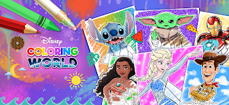Game screenshot Disney: мир раскрасок mod apk