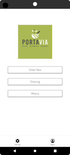 Android application Portavia screenshort