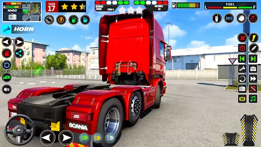 carga caminhão jogo 3d