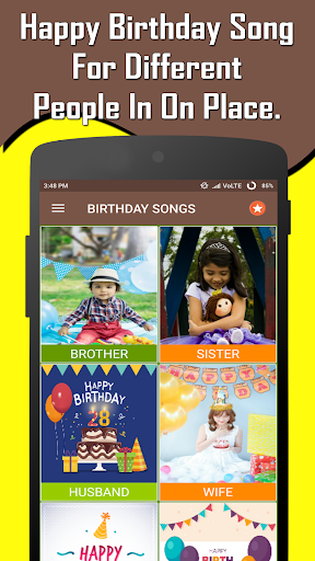 Happy Birthday Songs Offline 1.6 Screenshots 2